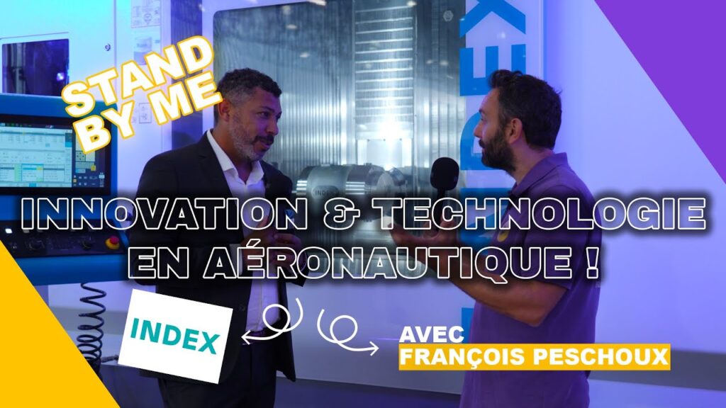 Machine d'usinage G320 d'INDEX présentée sur le showroom dédié à l'aéronautique