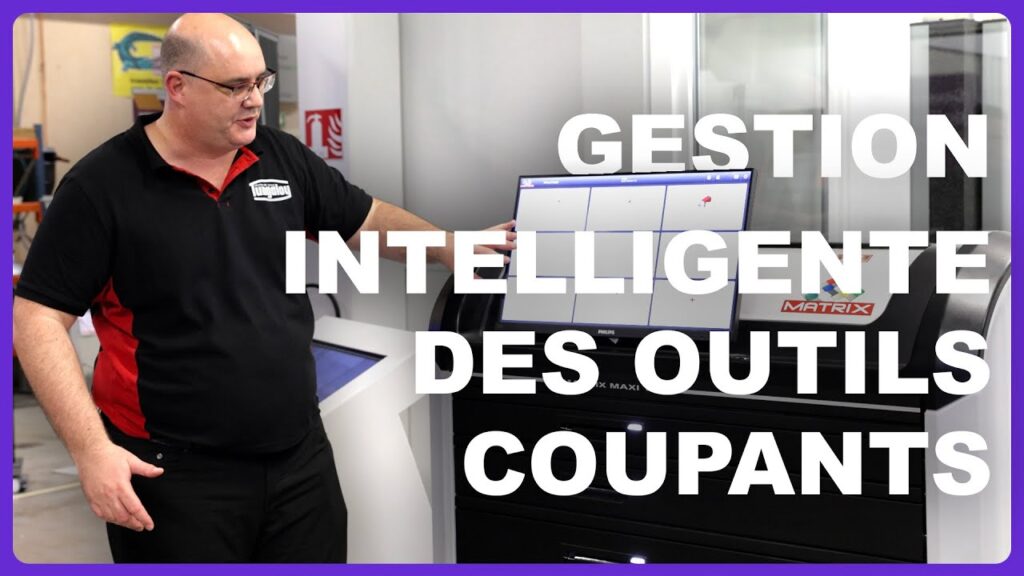 Armoire connectée Matrix de Tungaloy pour la gestion des outils coupants en atelier