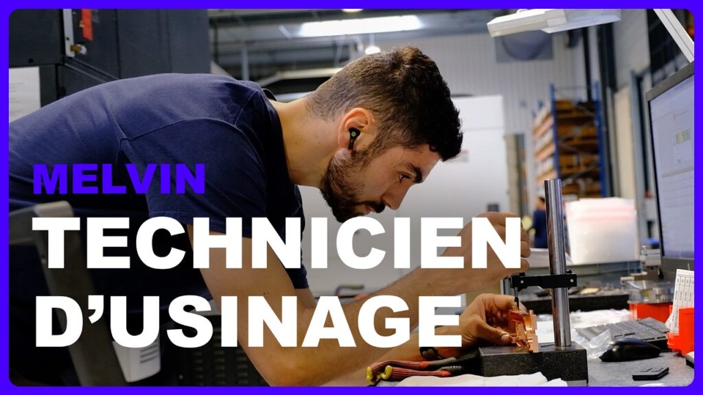 Melvin, technicien d'usinage chez MG Carimaldi, présentant un brûleur usiné dans l'atelier, épisode 1 des Métiers en Vrai