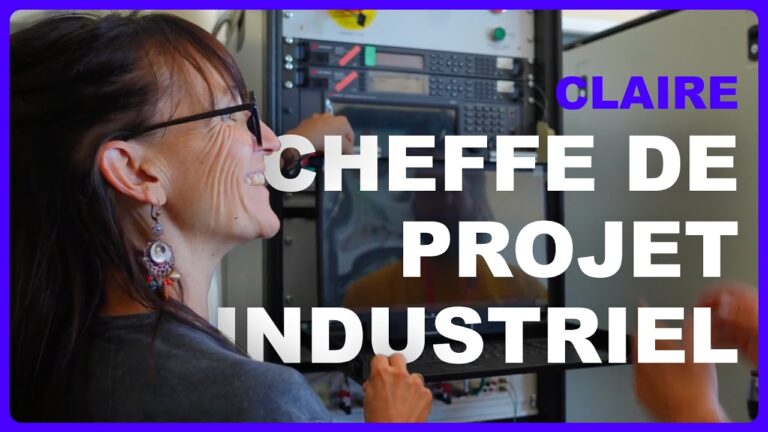 Claire, cheffe de projet industriel chez Thales à Brive, présente des pièces usinées, des cordons et des cartes électroniques